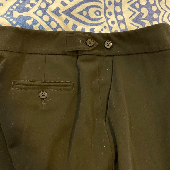 💙👖BEAUTIFUL BLACK ANNE KLEIN DRESS PANTS👖💙6 5/6 28 EUC 4 POCKET TROUSERS - Picture 13 of 16